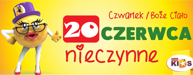 Boże Ciało – 20.06 NIECZYNNE:)